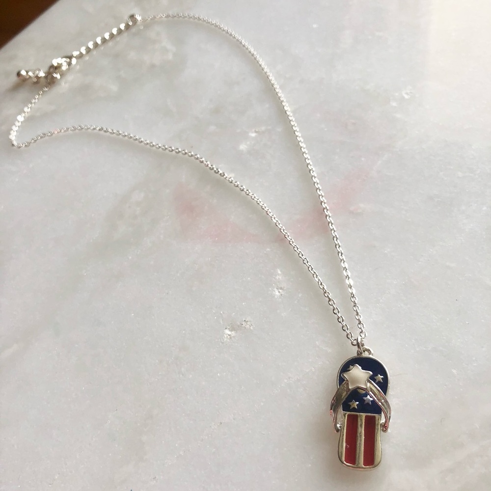 U.S.A. Flip Flop Necklace 🇺🇸